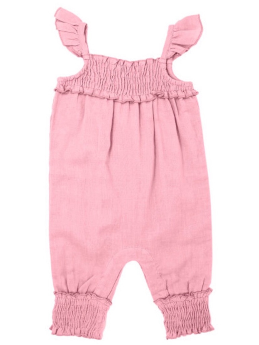 L'ovedbaby Muslin Sleeveless Romper-Peony 12-18m